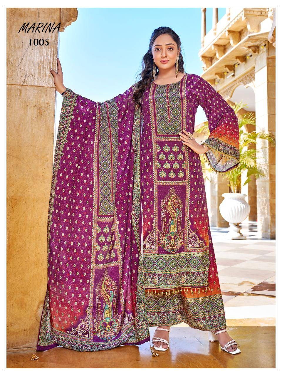 Banwery marina Unstitched salwar kameez wholesale